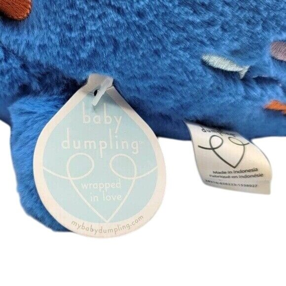 Baby Dumpling Wind Up Music Whale Plush Blue 12" You Are My Sunshine WORKS - Picture 8 of 11